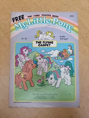 Buy Vintage UK My Little Pony G1 Comic Magazine Hasbro 1986 Issue No 31 • 2.99£