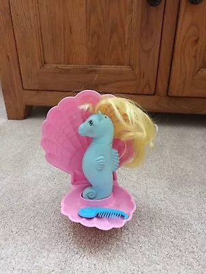 Buy Vintage G1 My Little Pony Sea Pony Surf Dancer With Pink Shell Used • 30£