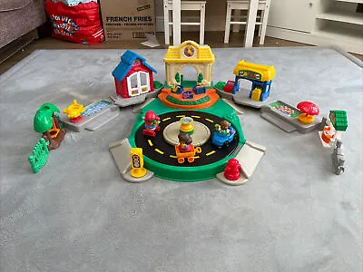 Buy Fisher Price Little People Discovery Village Roundabout Vintage • 25£