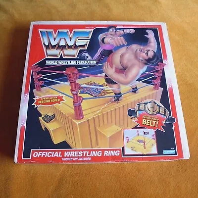 Buy 🌟 Wwf/wwe Hasbro Ring - King Of The Ring Yellow Ring With Box 🌟 • 2,500£