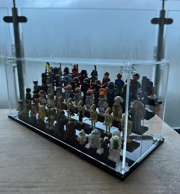 Buy Acrylic Display Case Podium For 50 Lego Mini Figures Dustproof And UV Resistant • 21£