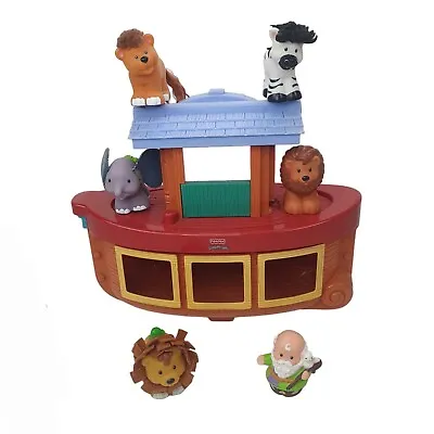 Buy Fisher-price Little People Noah's Ark With 5 Animals And Noah 2005 Make Believe • 14.99£