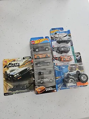 Buy Hot Wheels Fast And Furious Bundle Skyline Supra Charger Monster Truck 5 Pack • 34.99£