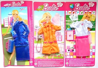 Buy Lot Of 3 Barbie Dresses - I Can Be..  Hobby & Work N 34-17-26 • 12.79£