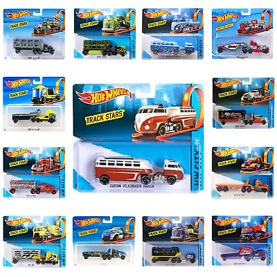 Buy Hot Wheels Track Stars Haulers 1:64 Scale Diecast Truck By Mattel (Pick A Style) • 9.99£