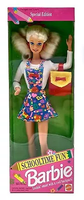 Buy 1994 Schooltime Fun Barbie Doll - Special Edtition / Mattel 13741, NrfB, Original Packaging • 35.07£