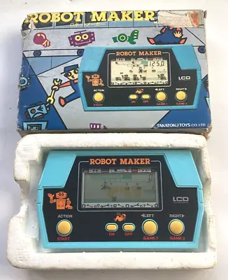 Buy Vintage 1982 RARE BANDAI LSI GAME - ROBOT MAKER - LCD Game (Very Good Condition) • 40£