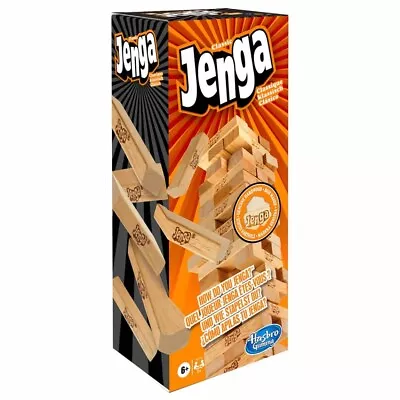 Buy Classic Jenga Game 54 Precision-crafted Hardwood Blocks • 19.99£