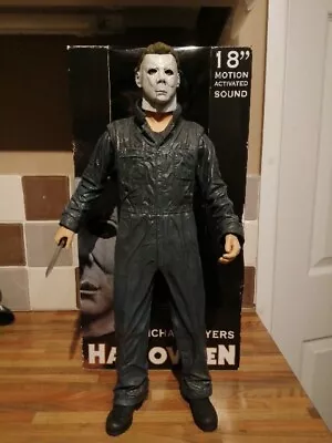 Buy Neca Michael Myers Halloween 18  Figure Motion Activated Sound- Reel Toys - 2004 • 149.99£