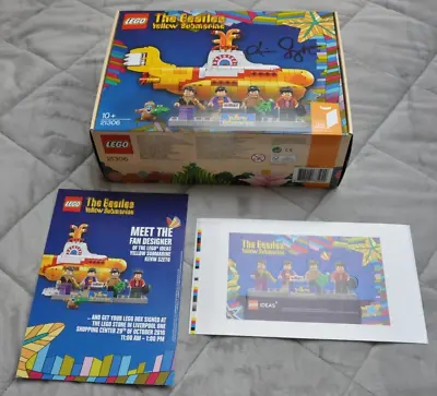Buy **NEW** LEGO IDEAS 21306 The Beatles Yellow Submarine LAUNCH: SIGNED BY DESIGNER • 495£
