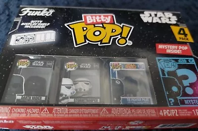 Buy Funko Bitty POP! Darth Vader Star Wars 4-pack Vinyl Figures New • 7£