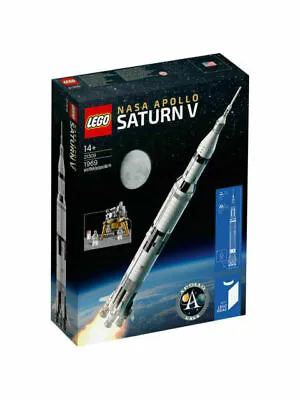 Buy LEGO Ideas: NASA Apollo Saturn V (92176) - Brand New In Sealed Box - Retired Set • 250£