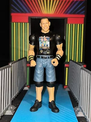Buy JOHN CENA WWE Mattel Basic Series 100 VHTF RARE RETRO 8 Bit Shirt COMBINED P&P • 3.94£