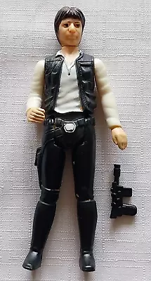 Buy Vintage Star Wars Figure Han Solo Large Head 1977 Hong Kong....First 12... • 13.99£