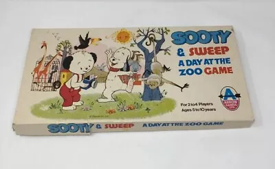 Buy Sooty And Sweep A Day At The Zoo Boardgame Arrow Games Ltd Vtg 2 To 4 Players • 24.99£