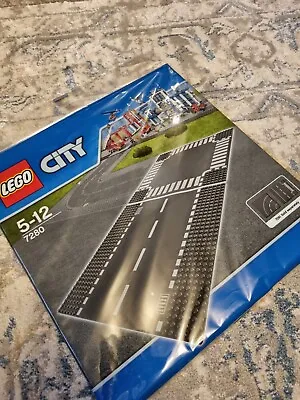Buy LEGO CITY Road Plates 7280 2 Road Plates In Sealed Bag Straight And Cross Roads • 17.99£