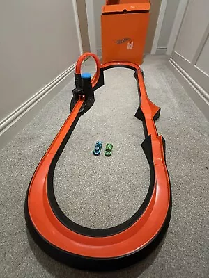 Buy Hot Wheels Id Smart Track Starter Set With 2 Cars COMPLETE - Loop Car Race Set • 21£