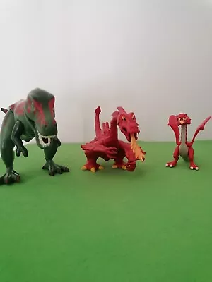 Buy Playmobil T-Rex  Dinosaur Dino Adventure Green Red +large/small Red Dragons.  • 17.99£