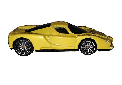 Buy Hot Wheels Enzo Ferrari 2002 Yellow Black Loose Used Condition Please See Photos • 4.50£