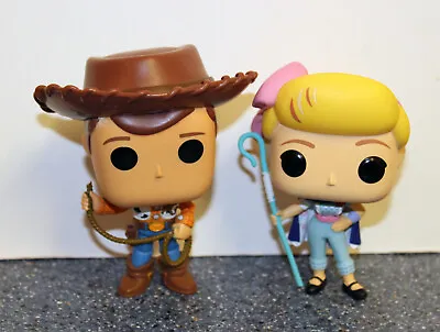 Buy Funko Pop Disney Pixar Toy Story 4 Sheriff Woody & Bo Peep • 4.99£