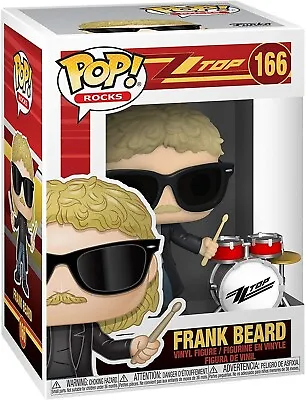 Buy Funko Pop 166 : Zz Top - Frank Beard Pop! Rocks (brand New) • 59.99£