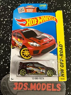 Buy FORD 12 FIESTA OFF ROAD RED LONG CARD Hot Wheels 1:64 **COMBINE POSTAGE** • 11.95£