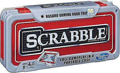 Buy Hasbro Scrabble Crossword Gaming Road Trip Gameplay In Portable Case 2-4 Players • 18.92£