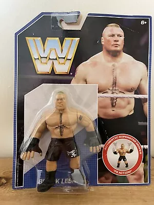 Buy Bnib Wwe Mattel Retro Series 1 Brock Lesnar Wrestling Action Figure Hasbro Wwf • 25£