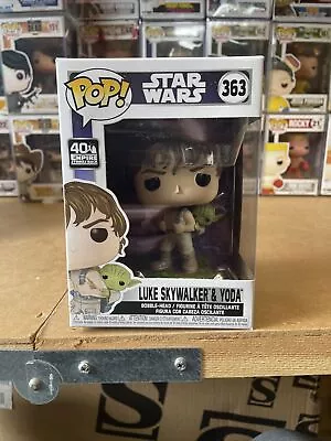 Buy Funko Pop! Movies Star Wars Luke Sky Walker & Yoda #363 • 10£