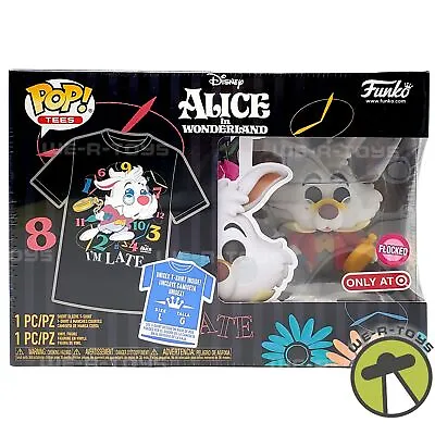 Buy Funko Pop! Tees Disney's Alice In Wonderland White Rabbit Figure And Tee NRFB • 41.69£