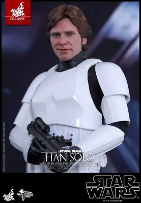 Buy Star Wars Hot Toys MMS418 Han Solo Storm Trooper Disguise Shipper NEW • 625£