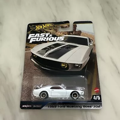 Buy HOT WHEELS Premium Fast And Furious 6 1969 Ford Mustang Boss 302 Diecast 4/5 • 9.99£