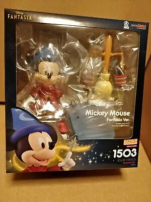Buy Official Fantasia Mickey Mouse Fantasia Ver. Nendoroid #1503 Figure - New Sealed • 89.99£