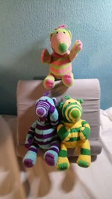 Buy Vintage Fisher Price Mattel, Fimbles Plush Soft Toys X3 From 2002 • 14.99£