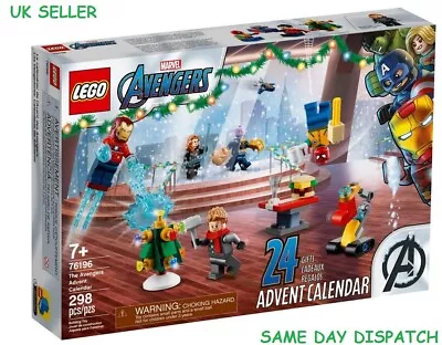 Buy LEGO 76196 Marvel The Avengers Advent Calendar New Sealed Free UK Shipping Gifts • 102.99£