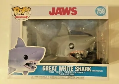 Buy Vintage Jaws Great White Shark With Tank 759 Funko Pop Figure • 71.69£