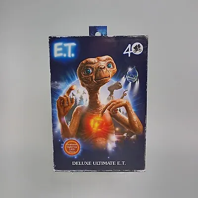 Buy Neca E.T. 40 Anniversary Deluxe Ultimate E.T. Light Up Chest Brand New Sealed • 58.99£