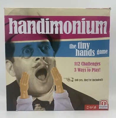 Buy Handimonium The Tiny Hands Game Charades By Mattel Games FWW32 Sealed Cards • 28.88£