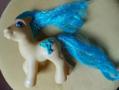 Buy My Little Pony Desert Palm 2003 MLP G3 Hasbro Yellow Pony Blue Hair Magnetic • 6.99£