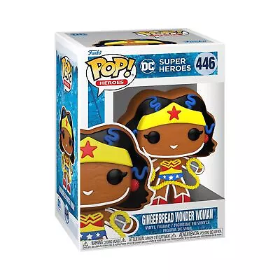 Buy Funko POP Heroes Figure : DC Super Heroes #446 Gingerbread Wonder Woman • 14.99£