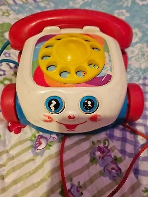 Buy Fisher Price Vintage Toddler Mattel 2000 Chatter Telephone Pull Along Toy • 9£