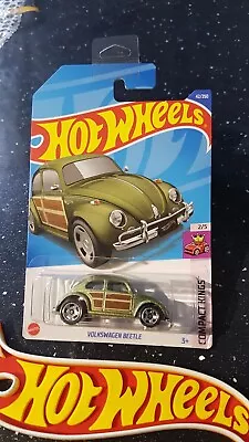 Buy Hot Wheels ~ Volkswagen Beetle, Long Card, Green. Lots More HW Models Available! • 3.39£