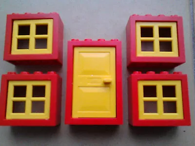 Buy Lego  Door And 4 Windows Set • 3.99£