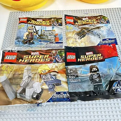 Buy LEGO Marvel Super Heroes 5002943 30162 30165 30163 4 Packs New • 5£