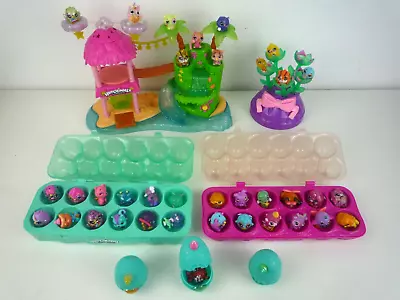 Buy Hatchimals Colleggtibles Bundle 35 Figures 2 Egg Storage Tray And Playset Sounds • 26.99£