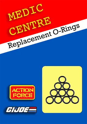 Buy GI Joe Action Force Replacement O-Rings For Vintage AF/JOE Figures Waist Repair • 2.95£