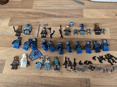 Buy Lego Star Wars Minifigures Mandalorians Bundle Boba Fet Weapons Capes Job Lot • 41£