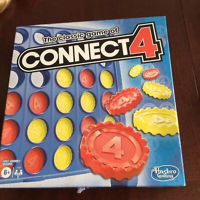 Buy Connect 4 Classic Board Game By Hasbro 6yrs+) ~ Complete Opened But Unused • 4£
