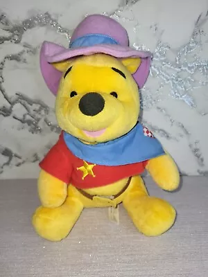 Buy Mattel Fisher Price Disney 2004 Winnie The Pooh In Sheriff Outfit Soft Toy Plush • 6£