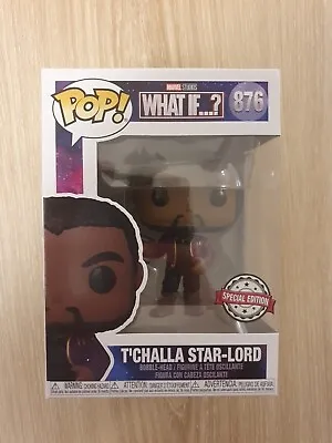Buy #876 T'Challa Star-Lord Unmasked Marvel What If..? Funko POP • 6.99£